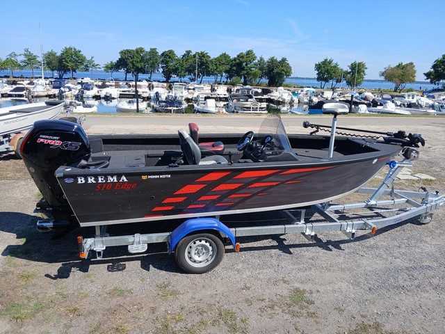 Bateau de pêche aluminium Brema et Kimple à Gastes Nautic